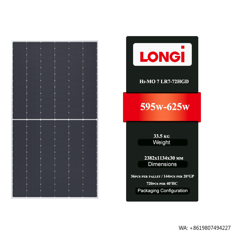 Longi Panel Hi-Mo 7 - Panel Surya Half-Cell Berkualitas Tinggi Longi