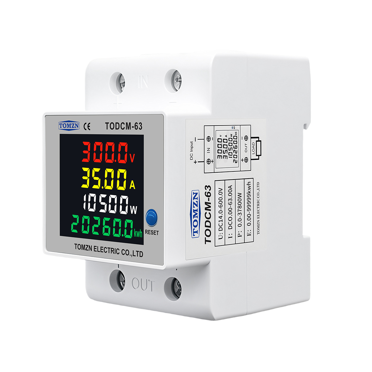 TOMZN DC Energy Meter 14-600V  - Renewable Energy Demonstration Kit ulasan dan harga