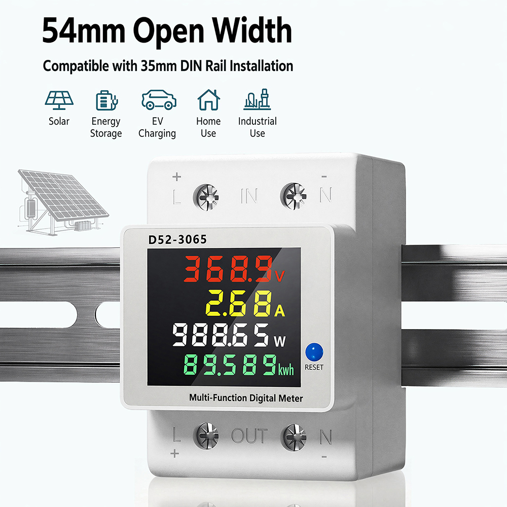 Meteran Energi DC 4 in 1 Din R - Renewable Energy Demonstration Kit ulasan dan harga